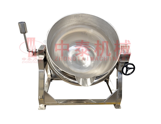 可傾斜電加熱導熱油夾層鍋